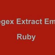 Selenium Ruby Regex Extract Email