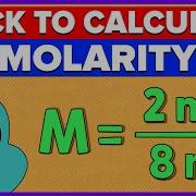 Trick To Calculate Molarity Molarity Practice Problems