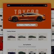 Create A Responsive Car Rental Website With HTML CSS And JavaScript