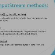 72 FilterInputStream Class