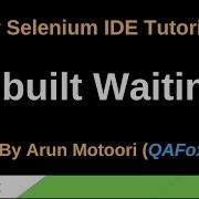 New Selenium IDE Part 107 Automatically Waits For The Page And UI Elements To Load