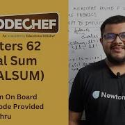 Codechef Starters 62 Final Sum FINALSUM Solution Explanation Code Hindi Editorial