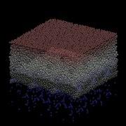 Fluid Particle Diffusion Through Porous Slab