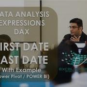 DAX FIRSTDATE LASTDATE With Example PowerPivot POWERBI