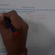 GATE CSE 2012 Q Algorithms GATE Insights Version CSE