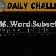 916 Word Subsets Leetcode Daily Challenge Dsa Shashcode Java Shashwat