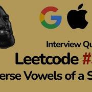 Leetcode 345 Reverse Vowels Of A String O N Python