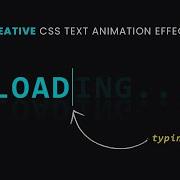 Text Typing CSS Loading Animation Effects Pure CSS Typewriter Effect Source Coder 2022 Html