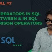Basic Operators In SQL LIKE BETWEEN IN SQL Comparison Operators