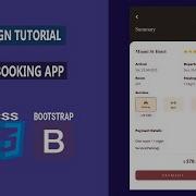 UI Design Tutorial Hotel Booking App HTML CSS BOOTSTRAP