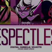 Hazbin Hotel Respectless Color Coded Lyrics