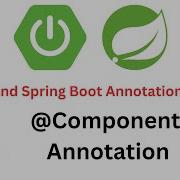 Spring Spring Boot Annotations Series 1 Component Annotation
