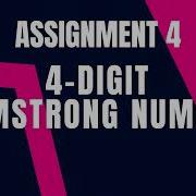 4 Digit Armstrong Number Assignment 4 Python Coding Tips Tricks Nxtwave Ccbp 4 0 Telugu CCBP