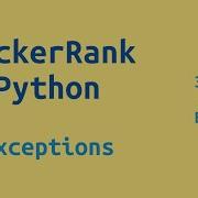 35 HackerRank Python Preparation Exceptions Challenge Solution
