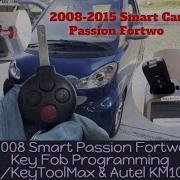 How To Program Add Key Fob On 2008 Smart Car Passion Fortwo Using Autel KM100 Xhorse Generate Flip