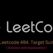 48 LeetCode 494 Target Sum JAVASCRIPT