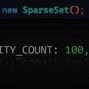 Optimizing My ECS Game Engine To Simulate 100 000 Entities Sparse Sets