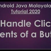 Android Java Malayalam Tutorial 2020 05 How To Handle Click Events Of A Button