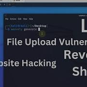 Get Reverse Shell Using File Upload Vulnerability Remote Code Execution File Upload Vulnerability