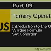 JavaScript Bangla Tutorial Part 09 Latest 2021 JavaScript For Beginners Ternary Operator