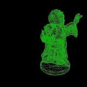 Yoda PyGame 3D Rendering Linear Algebra Practice