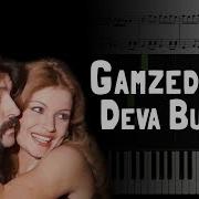 Gamzedeyim Deva Bulmam Piyano Karaoke Nota