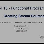Functional Programming Part 8 Creating Streams JavaCertification 11 Certification