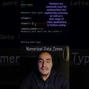 Data Types In Python Part 1 Episode 4 Python Bitesize Series