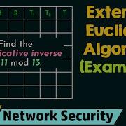 Extended Euclidean Algorithm Solved Example 2