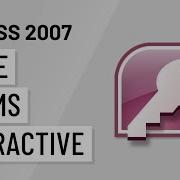 Access 2007 Making Forms Attractive