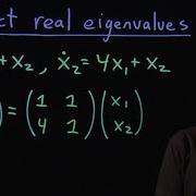 System Of Odes With Distinct Real Eigenvalues Lecture 40 Differential Equations For Engineers