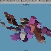 3d Data Visualization Of Patented Hex Tessellating Structure