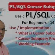 Pl Sql Cursor Subqueries Embedded Cursor In PL SQL Nested Cursor Expression PL SQL Cursors