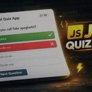 JavaScript Project Build A Quiz App Using JavaScript Step By Step For Beginners