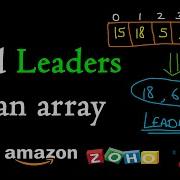 Find Leaders In An Array