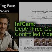 InfCam Depth Free Camera Controlled Video