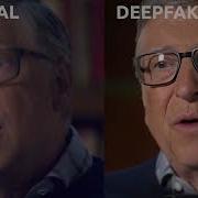 Deepfake Example Original Deepfake Close Shot Bill Gates