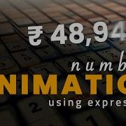 Numbers Animation Using Expressions In After Effects 2023