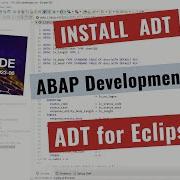 Install ABAP Development Tools ADT For Eclipse English