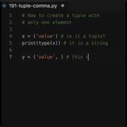 Create A Tuple With A Single Element You May Use This Trick To Force The Compiler To Create A Tuple