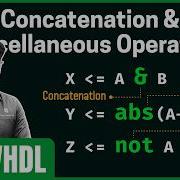 Concatenation And Miscellaneous Operators In VHDL