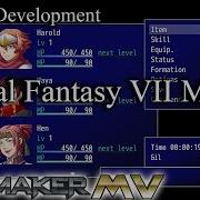 Final Fantasy VII Menu RPG MAKER MV