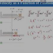 College Physics Lectures Velocity As A Function Of Position