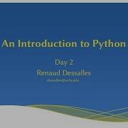QCB Collaboratory Introduction To Python Day 2