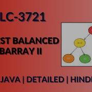 Longest Balanced Subarray II Leetcode 3721 Detailed Solution Java Hindi