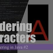 Rendering The First Character Font Rendering In Java 2