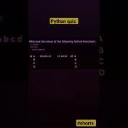 Python Quiz Programming Programmer Coding Shorts Trending Software Viral Quiz Short Python