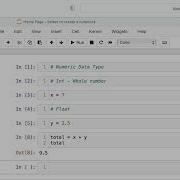 Numeric Data Types In Python