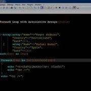PHP MySQL Tutorial 30 Looping Through Associative Arrays Using Foreach Loop YouTube