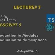 Modules Namespaces In TypeScript 5 Absolute Beginners To Advance Course Lecture 7